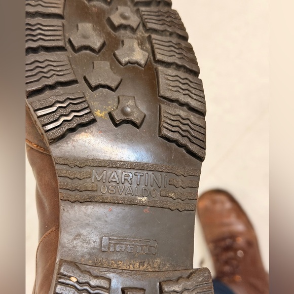 Women’s Martini Osvaldo Lace Up Leather Boots with Pirelli soles - Picture 11 of 13